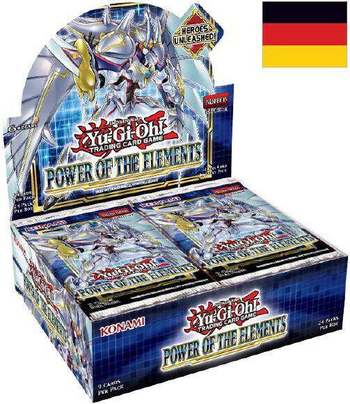 Konami Yu-Gi-Oh! Power of the Elements Display Sammelkarten