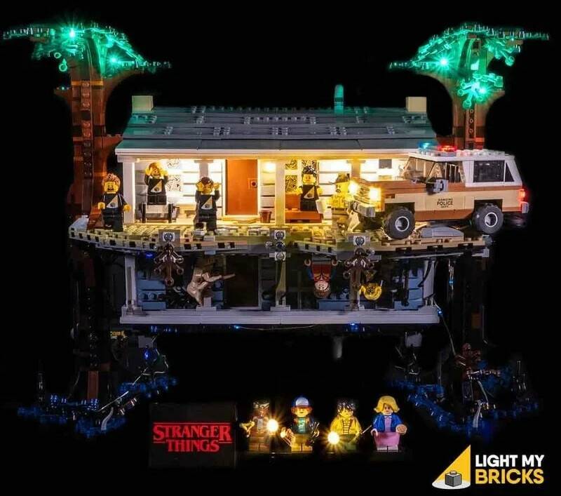 Baukästen & Bausteine Light My Bricks Licht Set für Stranger Things The Upside Down 75810