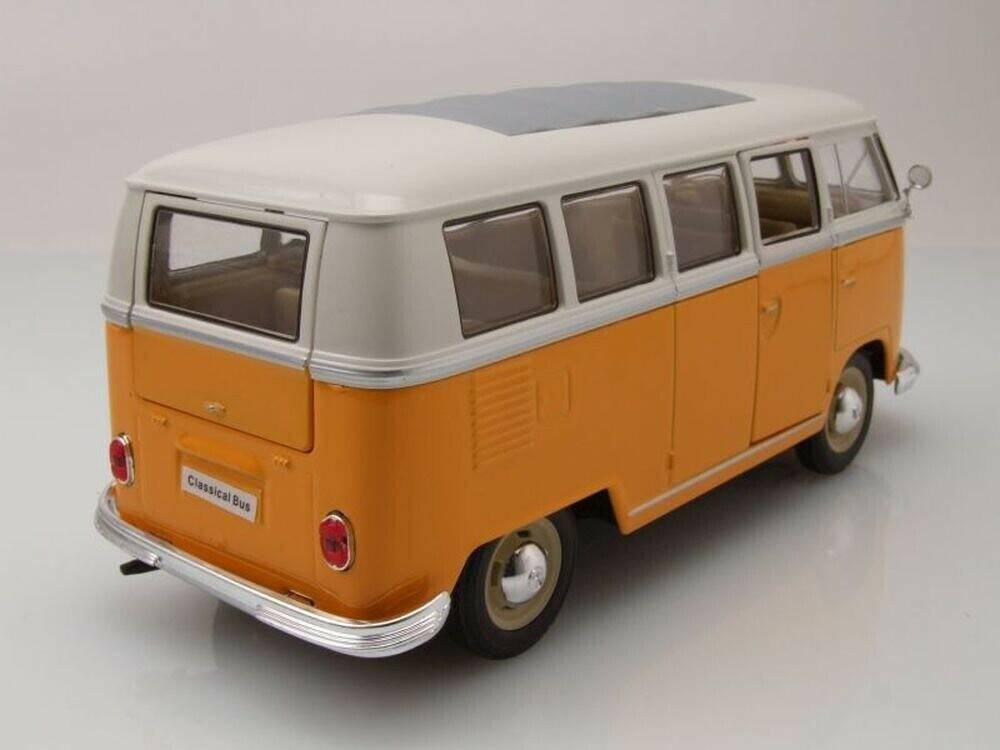 WELLY VW Classical Bus T1 1962 gelb/weiß Modellfahrzeuge