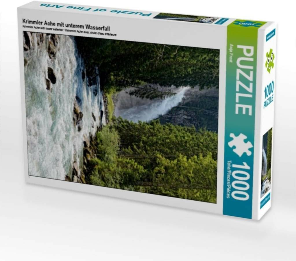 Puzzles Calvendo Krimmler Ache mit unterem Wasserfall (7323718)