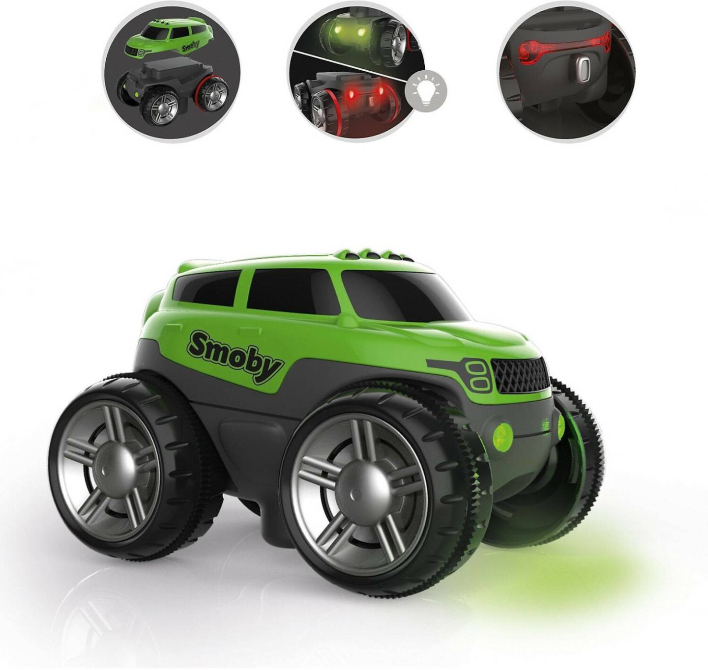 Smoby Flextreme Fahrzeug SUV grün Rennbahnen