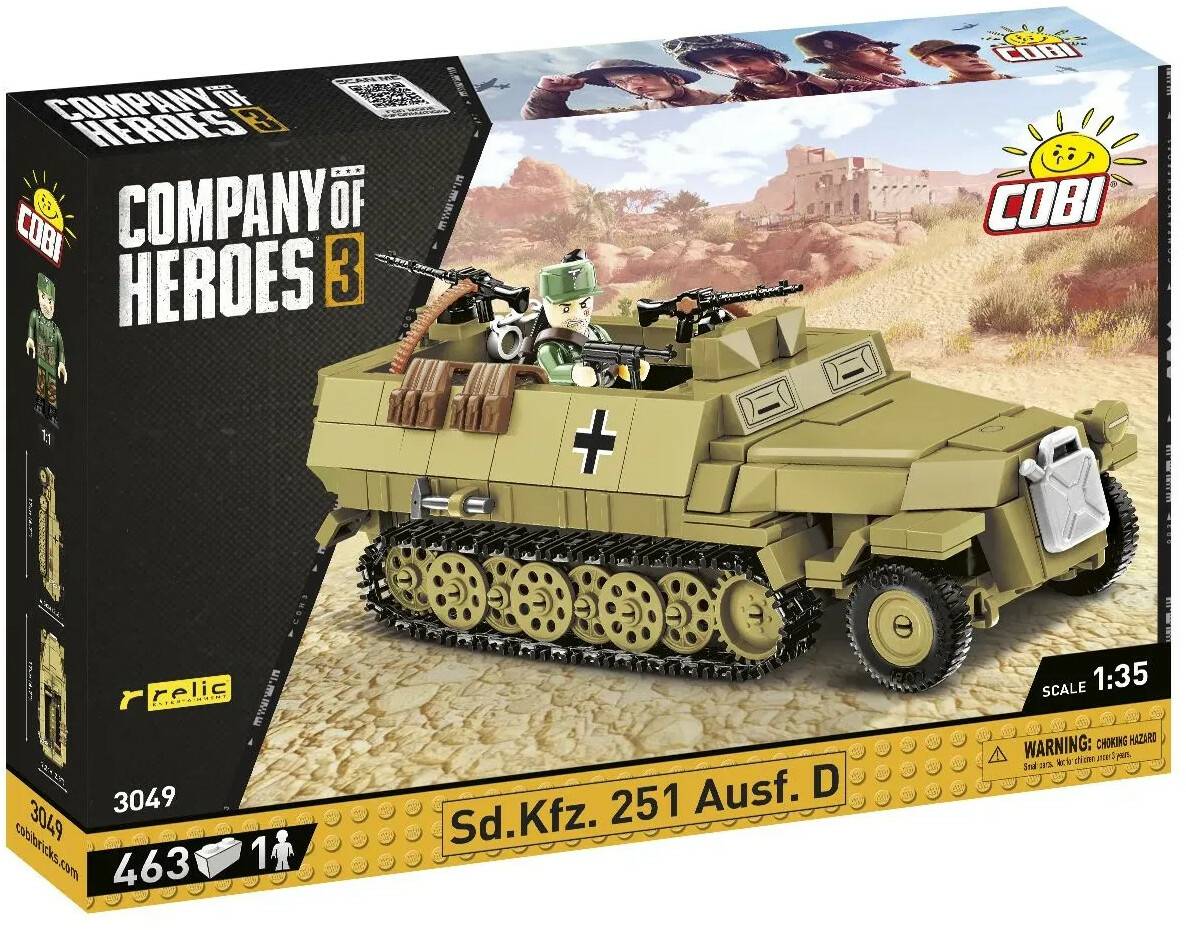 Cobi Sd.Kfz. 251 Ausf.D (3049) Baukästen & Bausteine