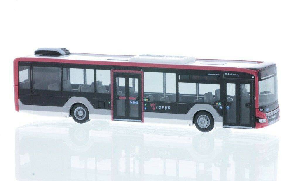 Modellfahrzeuge Rietze MAN Lion´s City 12´18 Travys (CH), 1:87 (75348)