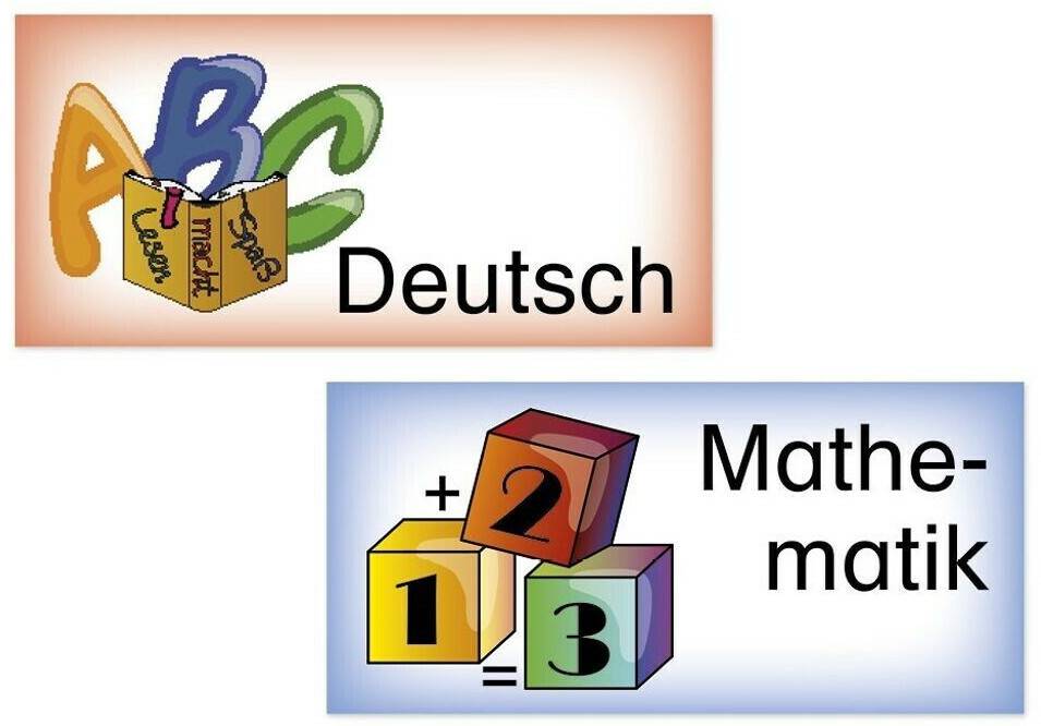 TimeTEX Stundenplan-Bildkarten aus Pappe, 40-tlg. (10805) Lernspielzeuge