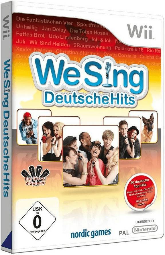 We Sing: Deutsche Hits (Wii) Nintendo Wii-Spiele