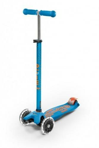 Kinderroller Micro Mobility maxi micro deluxe LEDcaribbean blue