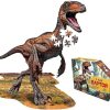 Madd Gapp Games Shape Puzzle Junior Velociraptor 100 Teile (884016) Puzzles