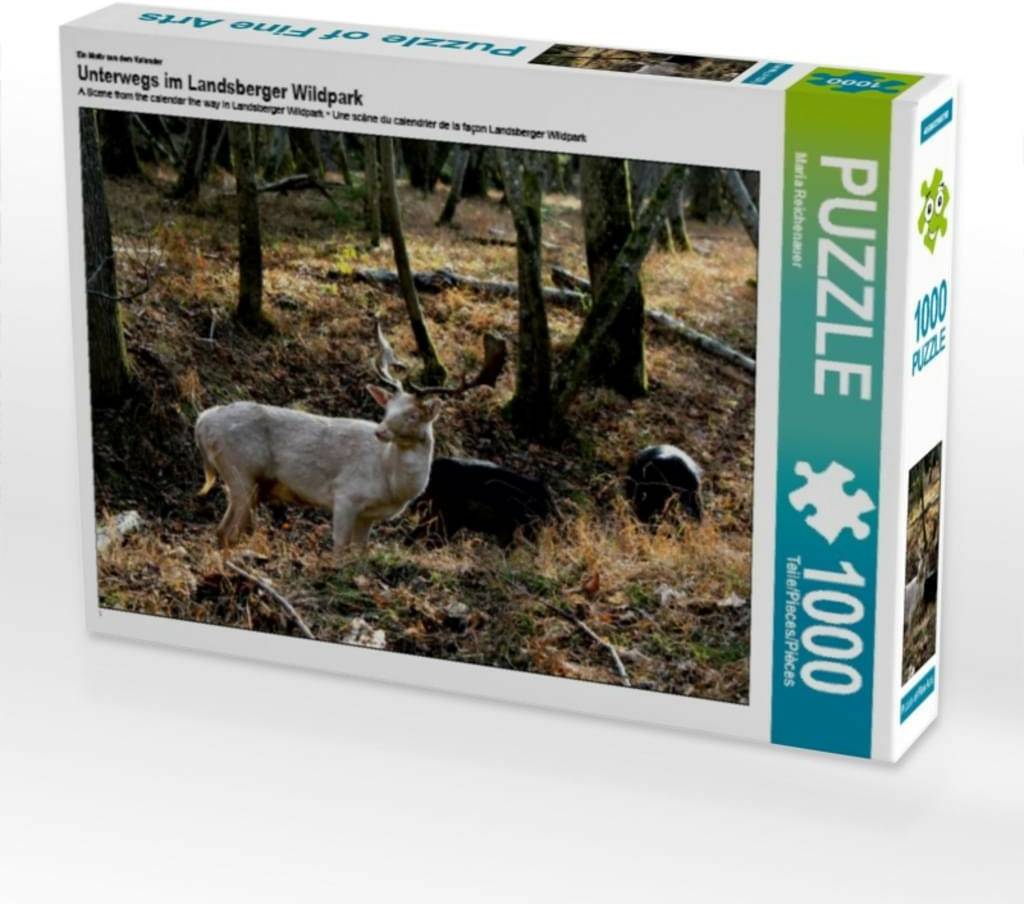 Puzzles Calvendo Unterwegs im Landsberger Wildpark (7454927)