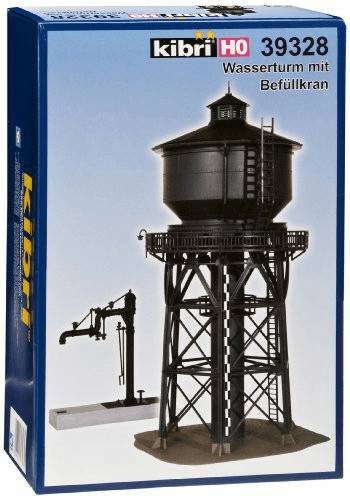 Modelleisenbahn-Zubehör Kibri Wasserturm mit Befüllkran (39328)