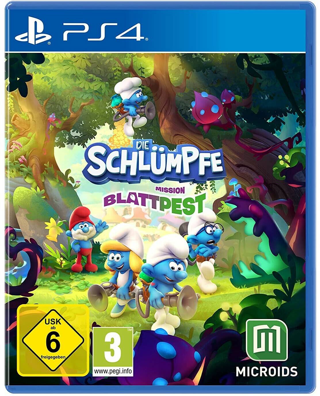 PS4 Spiele Die Schlümpfe: Mission BlattpestPS4