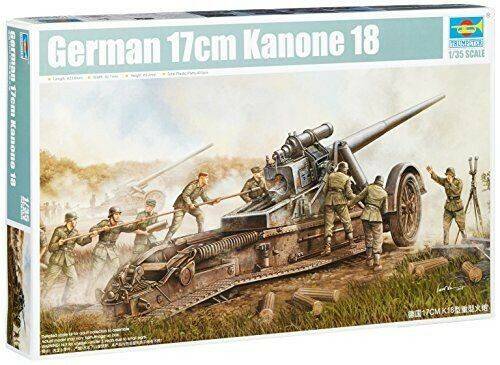 Trumpeter 17cm Kanone 18 Heavy Gun (02313) Modellbausätze