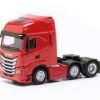 Herpa Iveco S-Way 6x2 Zugmaschine, rot (317122) Modellfahrzeuge