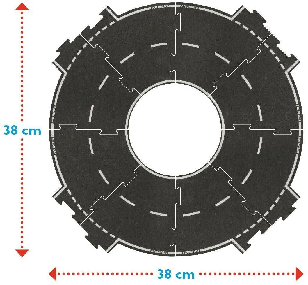 Magellan Verlag MyRoads Kurven Kreisverkehr-Zusatzset Spielzeug-Fahrzeuge
