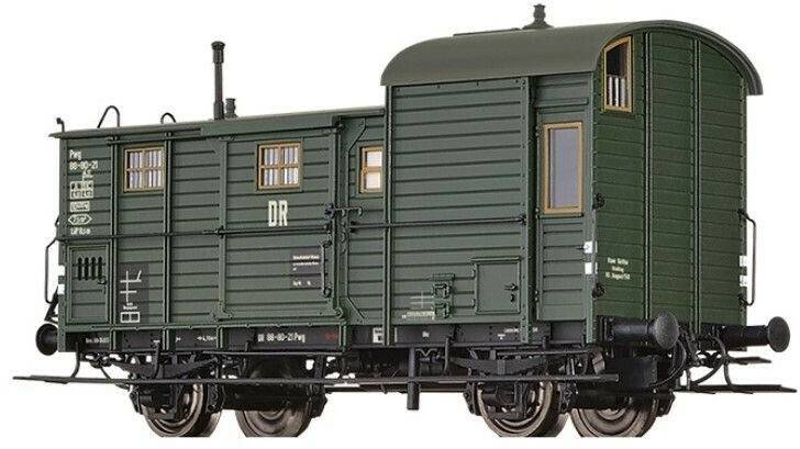 Brawa H0 Güterzuggepäckwagen Pwg, DR, Ep.III (48371) Modelleisenbahnen