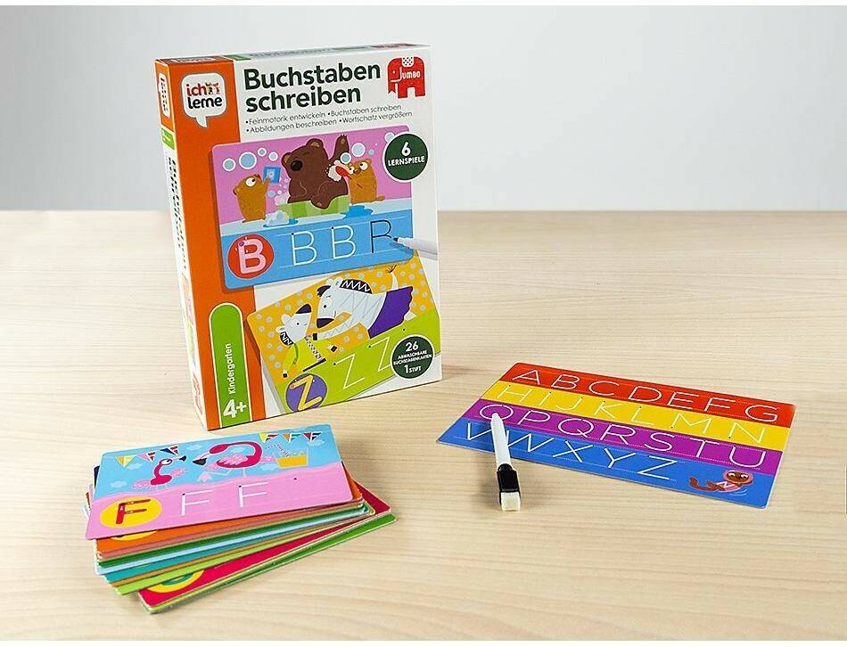 Jumbo Ich lerne Buchstaben schreiben (19718) Lernspielzeuge