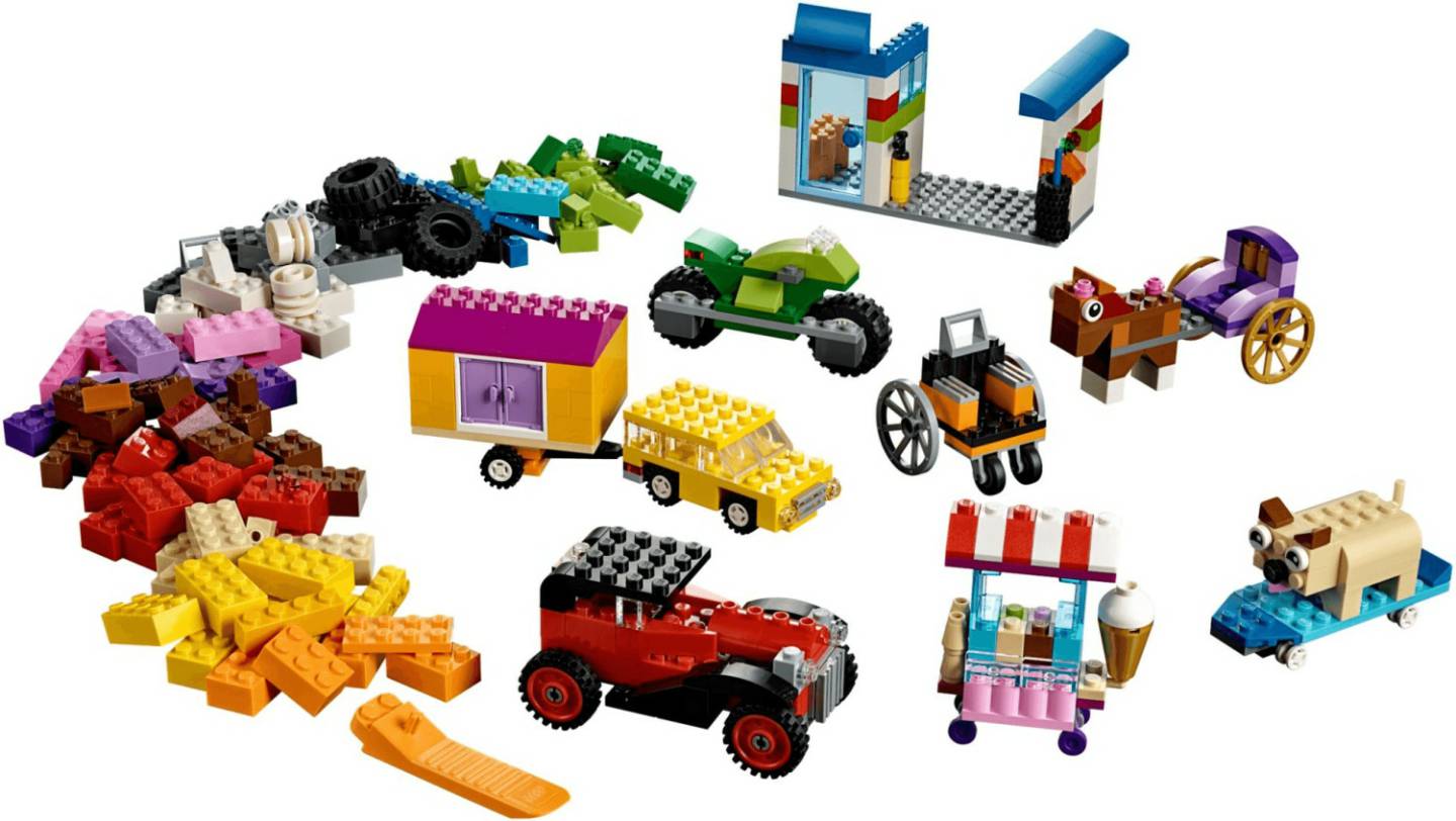 LEGO Classic - Kreativ-Bauset Fahrzeuge (10715) LEGO