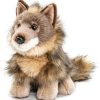 UNI-TOYS Wolf Junges, sitzend 20 cm Kuscheltiere