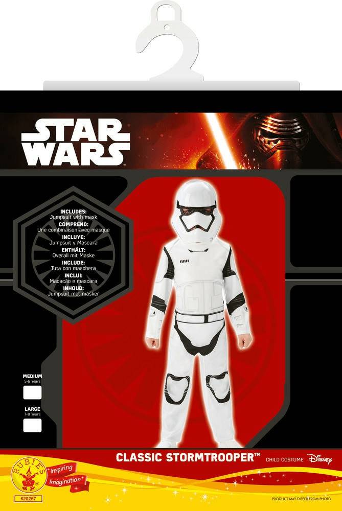 Rubie's Star Wars EP7 Stormtrooper Classic (620267) Kinderkostüme