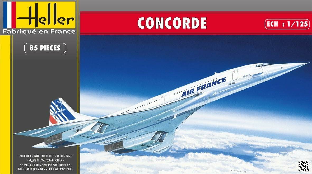 Modellbausätze Heller Concorde - Air France (80445)