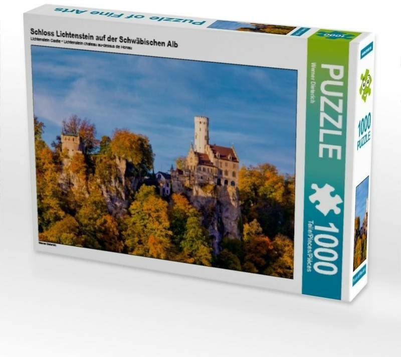 Calvendo Schloss Lichtenstein auf der Schwäbischen Alb 1000 Teile [4059478108134] Puzzles