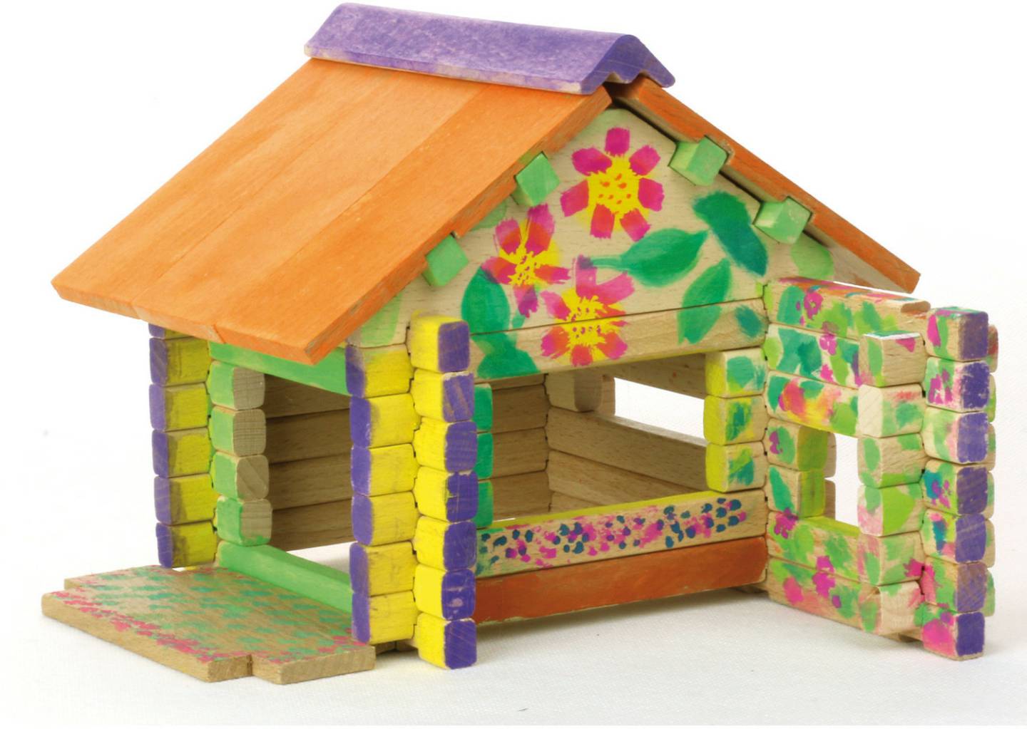 Baukästen & Bausteine JeuJura Paintable house (8073)