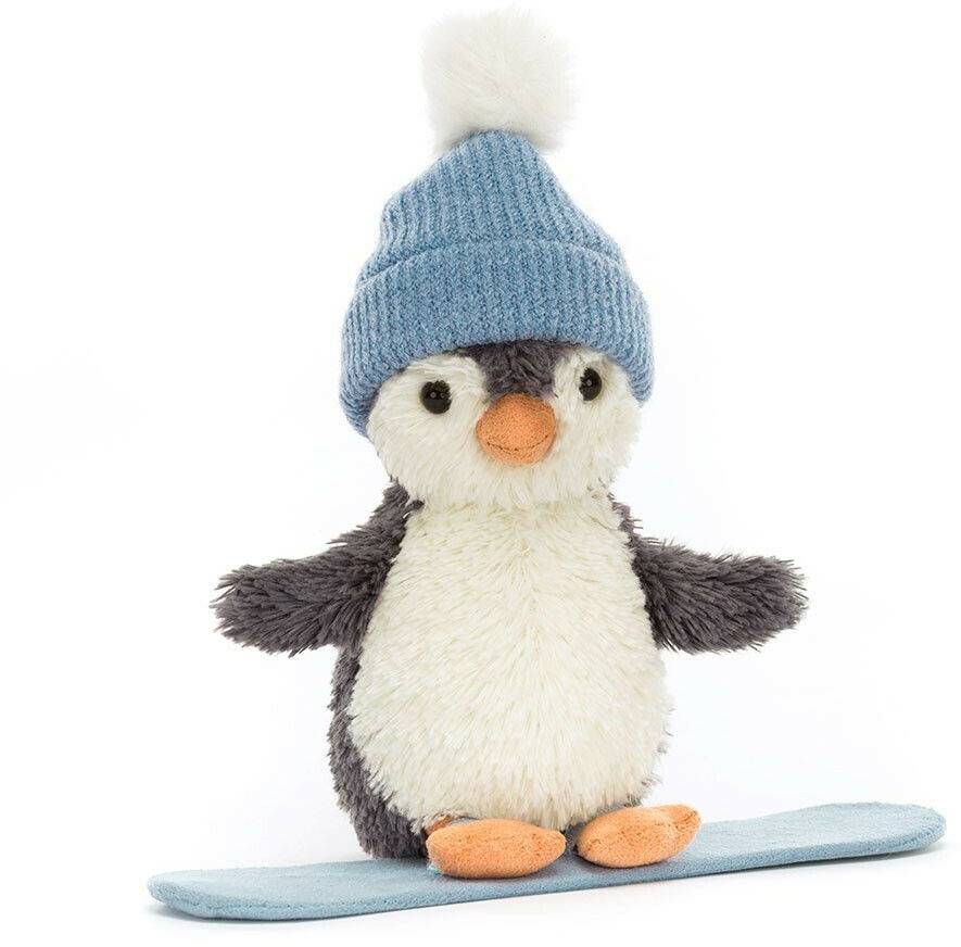 Jellycat Peanut Penguin Snowboard 12 cm Kuscheltiere