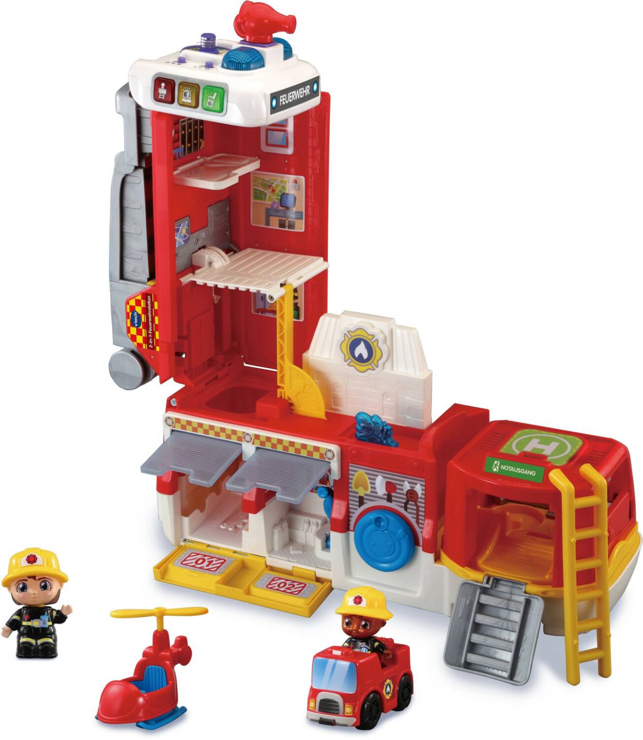 Vtech 2-in-1-Feuerwehrstation Spielzeug-Fahrzeuge