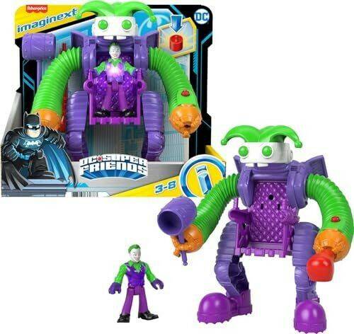 Sammelfiguren Fisher-Price Imaginext DC Super Friends Joker Battle Roboter Figur (HGX80)