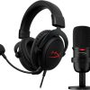 Gaming Headsets HyperX Cloud Core + SoloCast Streamer Starter Pack