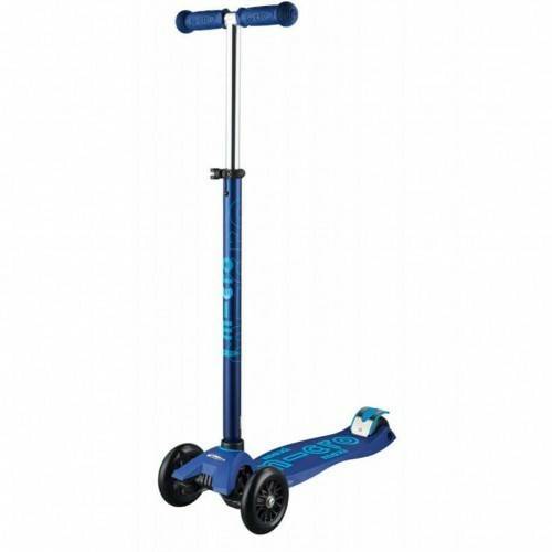 Kinderroller Micro Mobility maxi micro deluxenavy blue Illuminated wheels