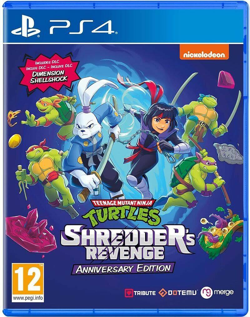 PS4 Spiele Teenage Mutant Ninja Turtles: Shredder's RevengeAnniversary Edition (PS4)