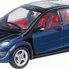 Schuco Smart Forfour, star-blue/jack-black (04691) Modellfahrzeuge