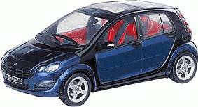 Schuco Smart Forfour, star-blue/jack-black (04691) Modellfahrzeuge