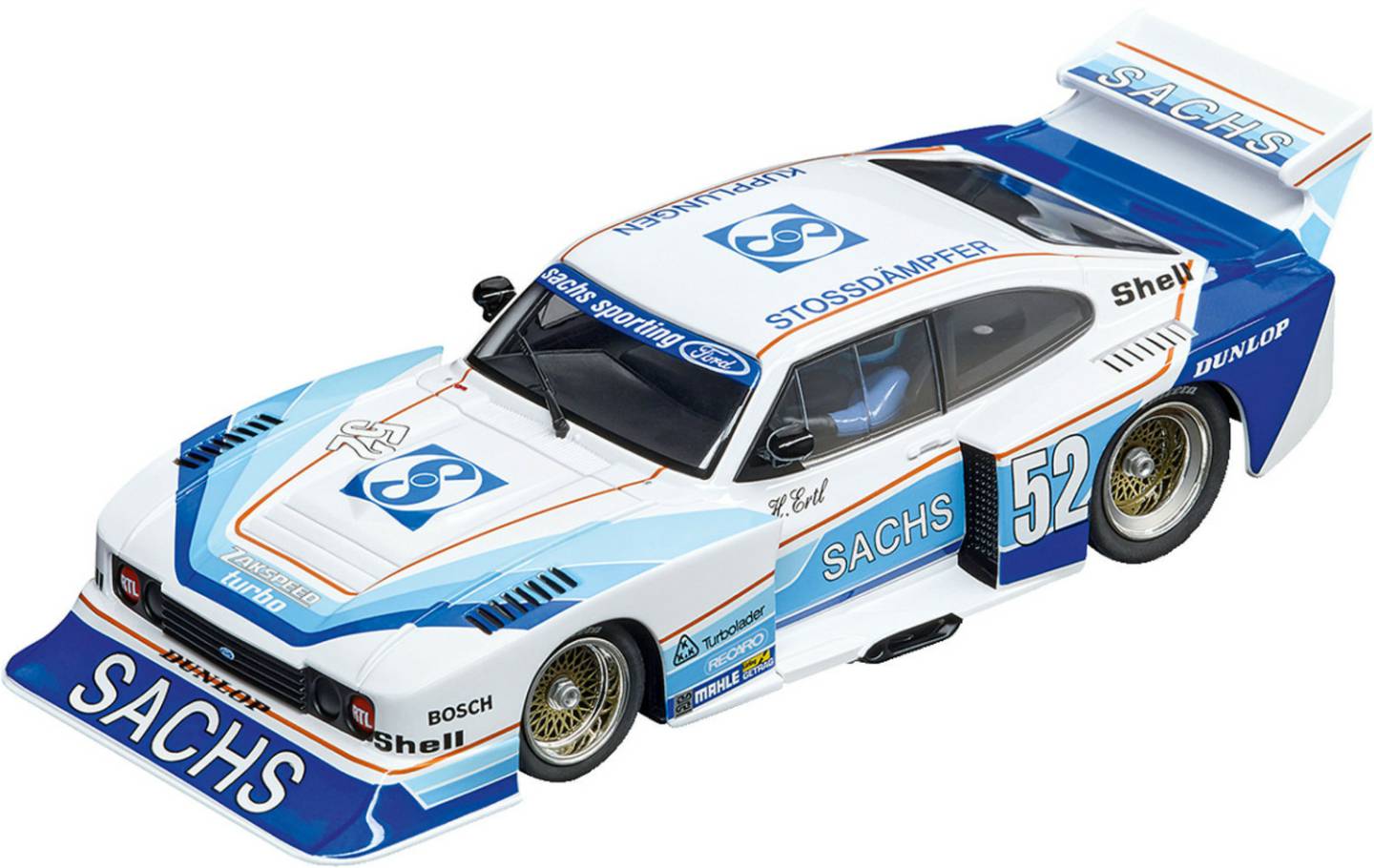 Rennbahnen Carrera Digital 132 Ford Capri Zakspeed Turbo Sachs Sporting No.52 30831