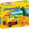 Playmobil 1.2.3 - Dinoforscher mit Quad (9120) Playmobil