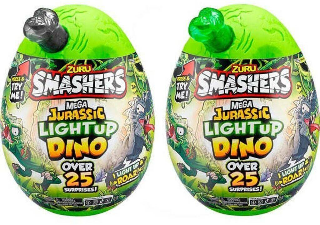 ZURU Smashers Jurassic Light Up Dino Ei (74108) Sammelfiguren