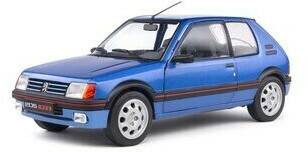 Modellfahrzeuge Solido 421186300 1:18 Peugeot 205 GTI blau