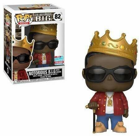 Funko Pop! Rocks: The Notorious B.I.G.Notorious B.I.G. with Crown 82 Funko Pop! Rocks: The Notorious B.I.G.