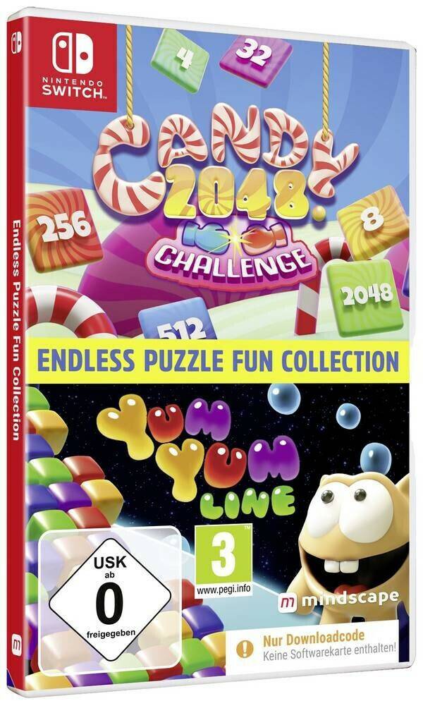 Nintendo Switch-Spiele Endless Puzzle Fun Collection: Candy 2048 Challenge + Yum Yum Line (Switch)