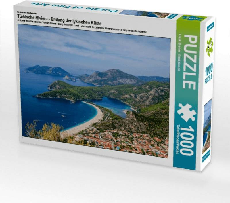 Puzzles Calvendo Türkische Riviera - Entlang der lykischen Küste 1000 Teile Lege-Größe 64 x 48 cm Foto-Puzzle Bild von Brehm - frankolor.de Frank