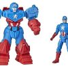 Hasbro Avengers Mech STrike Captain America mit ultimativer Mech Rüstung Sammelfiguren