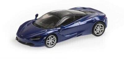 Minichamps (870178720) 1:87 MCLAREN 720S - BLUE Modellfahrzeuge