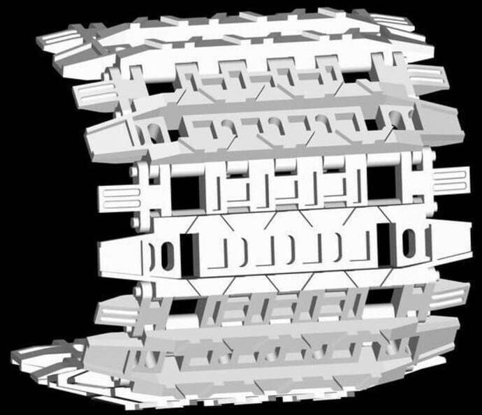 Modellbausätze Trumpeter E-100 Track links (02049)