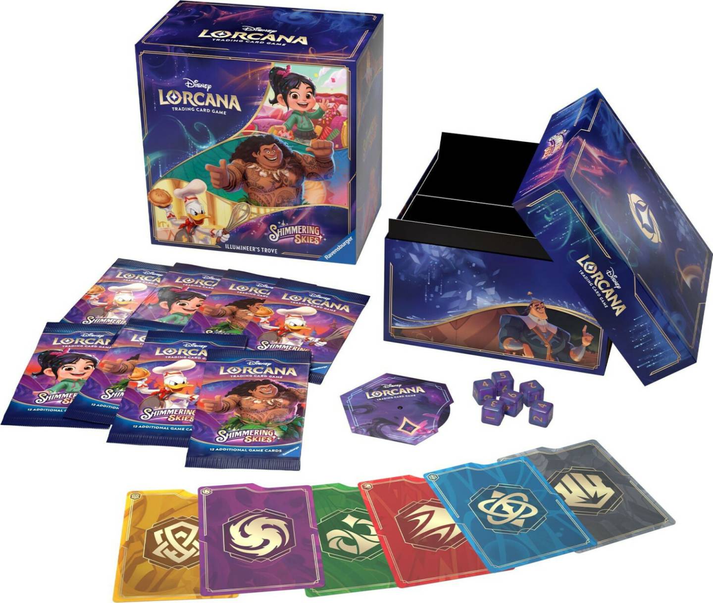 Sammelkarten Ravensburger Disney Lorcana: Himmelsleuchten - Schatzkiste der Luminari (EN)