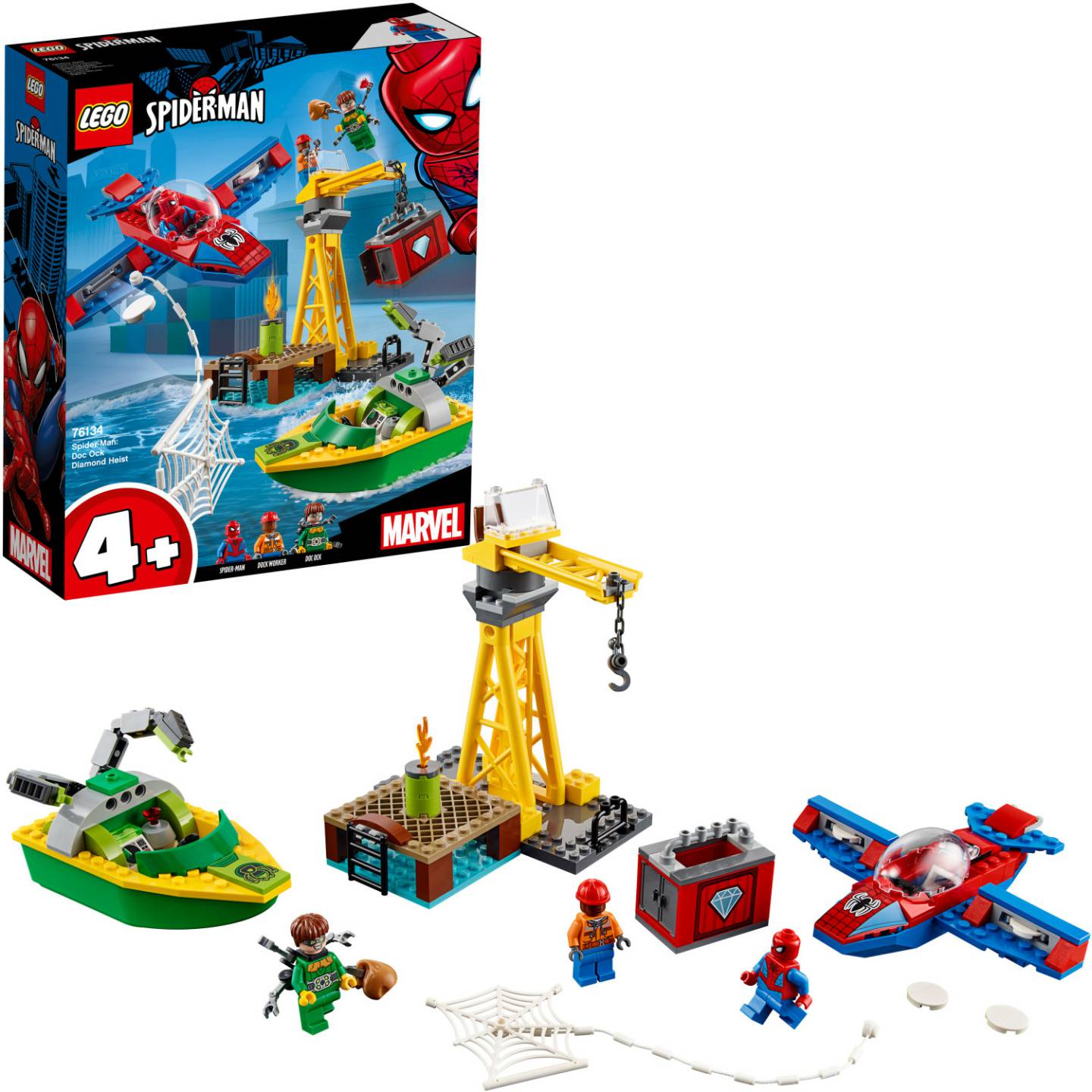 LEGO LEGO Marvel Super Heroes - Spider-Man: Diamantenraub mit Doc Ock (76134)