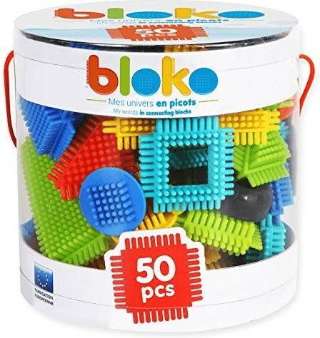 Bloko 50 Blöcke in Tube Baukästen & Bausteine