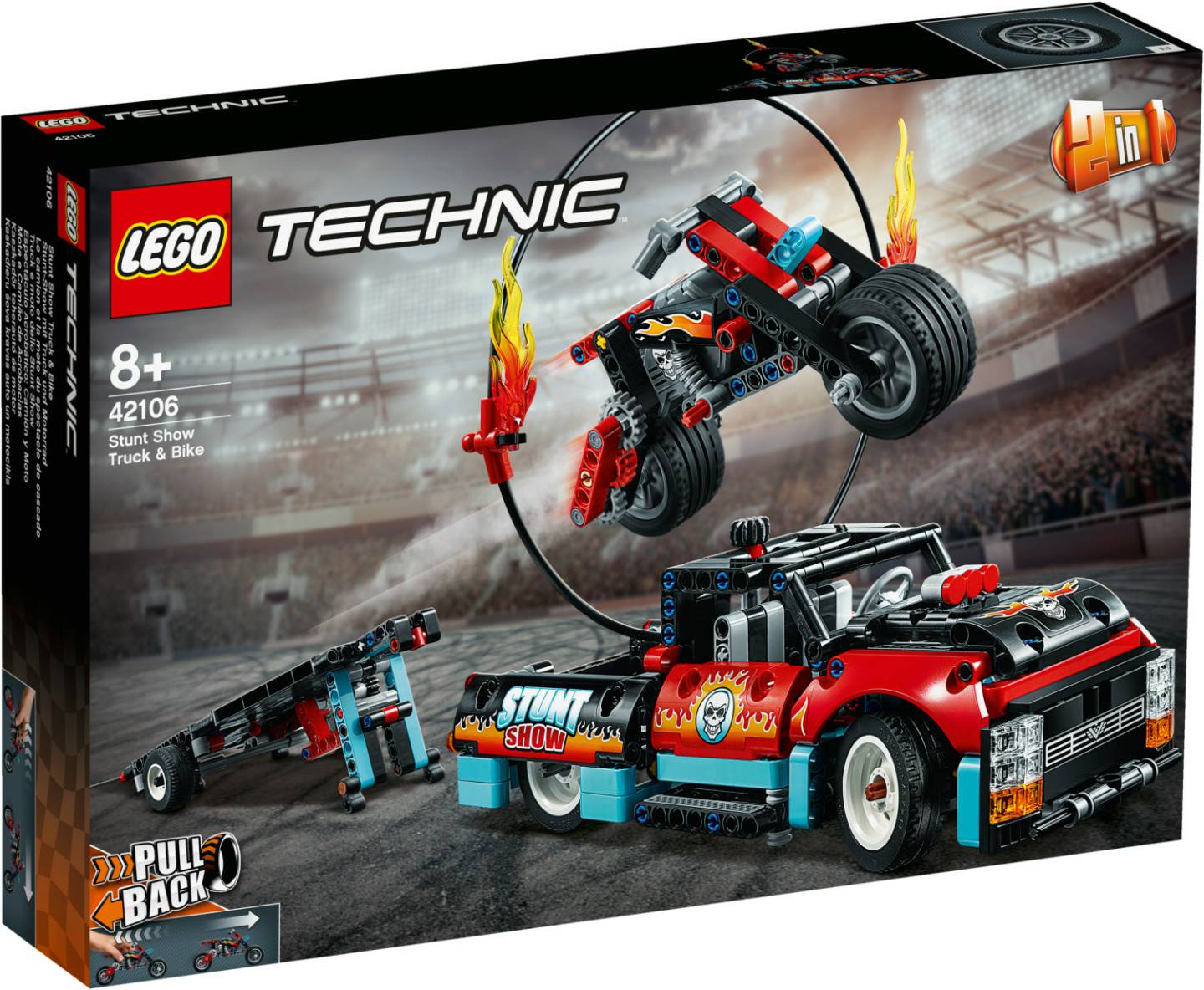 LEGO LEGO Technic - Stunt-Show mit Truck und Motorrad (42106)