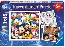 Puzzles Ravensburger Disney Klassiker, 3 x 49 Teile