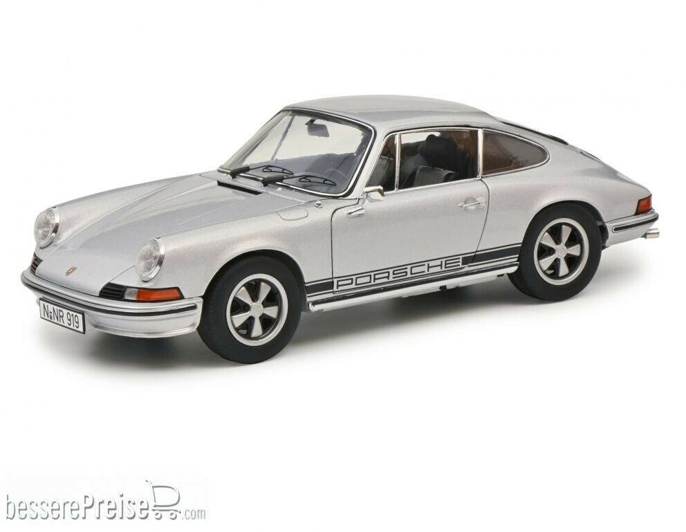 Schuco Porsche 911S Coupé silber (450047000) Modellfahrzeuge