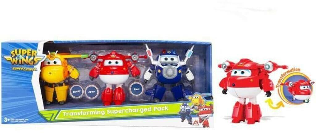 Audley Super Wings Super Charge Transform-A-Bot 3-Pack Sammelfiguren